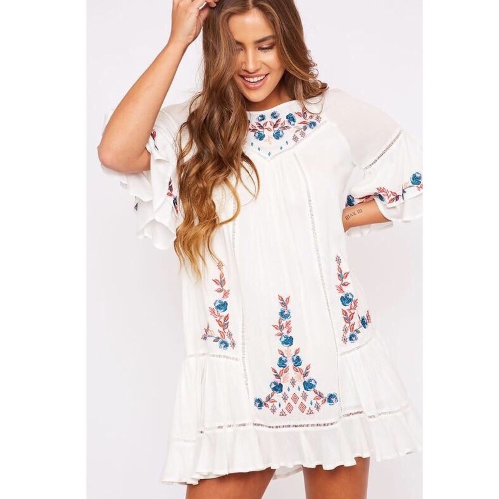 Fiesta Embroidered Dress